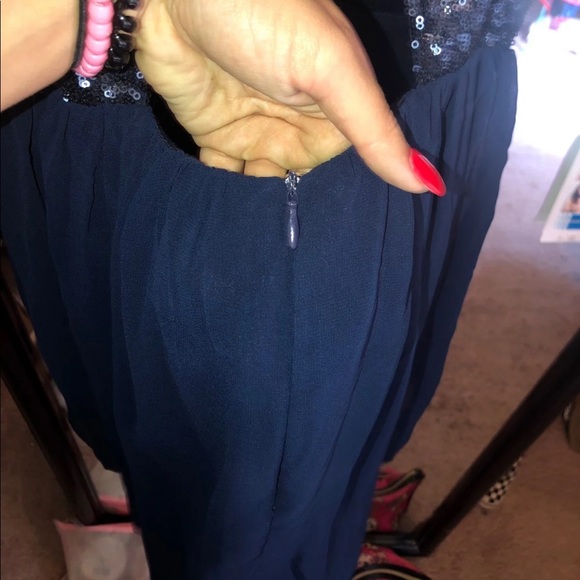 Blue sequins dress - Picture 5 of 6